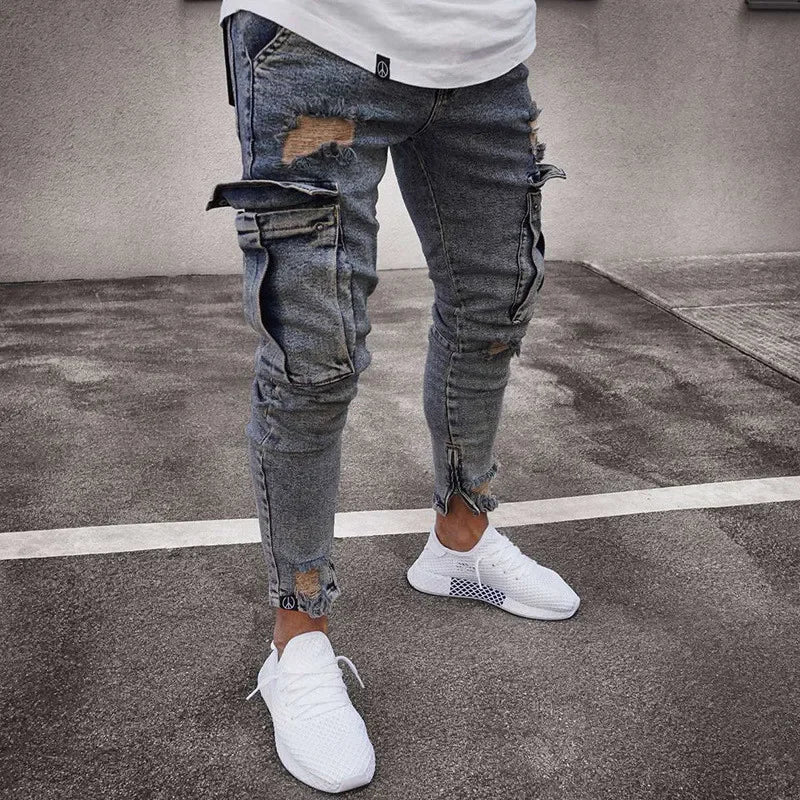 Spring New Hot Sale Stretch Men's Jeans pants