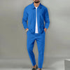 Men's Two-piece Zipper Pocket Jacket and pants