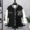 Loose-Fit Men's Baseball Jacket 