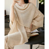 Hollow Out Cardigan Shawl Air-Conditioning Shirt Sweater Cape Coat Solid Knitted Loose Office Shawl Wool Spring