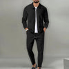 Men's Two-piece Zipper Pocket Jacket and pants