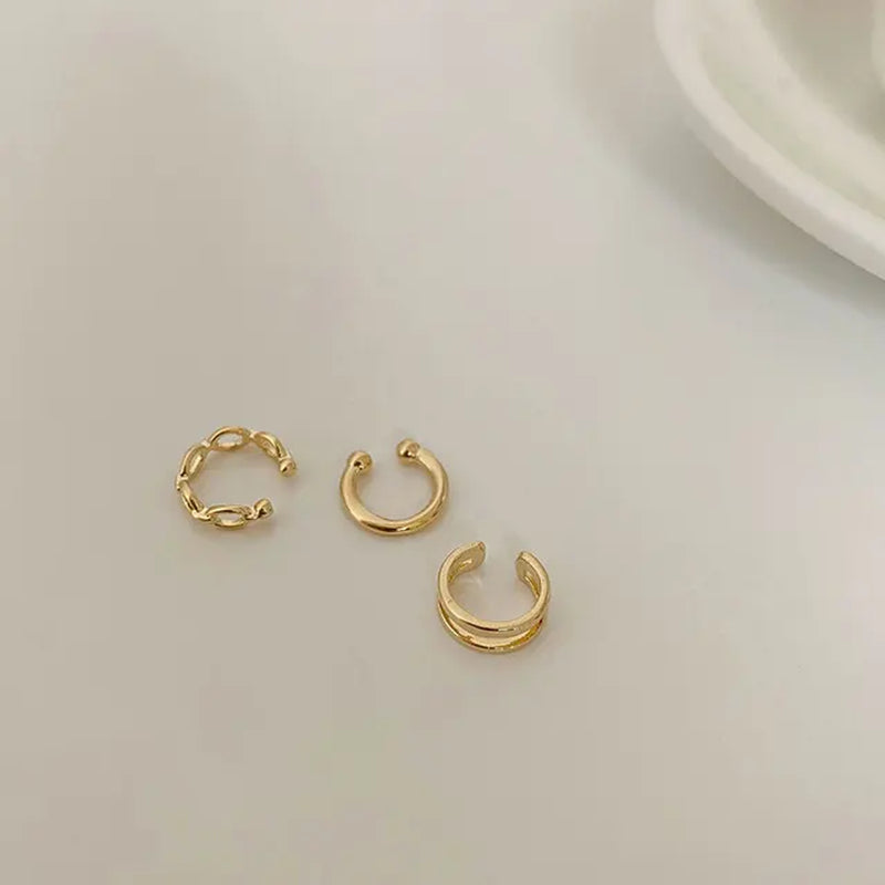 Delicate Zircon Cute Clip Earrings