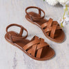 Summer New Women's Flat Bottom Roman Strap Sandals