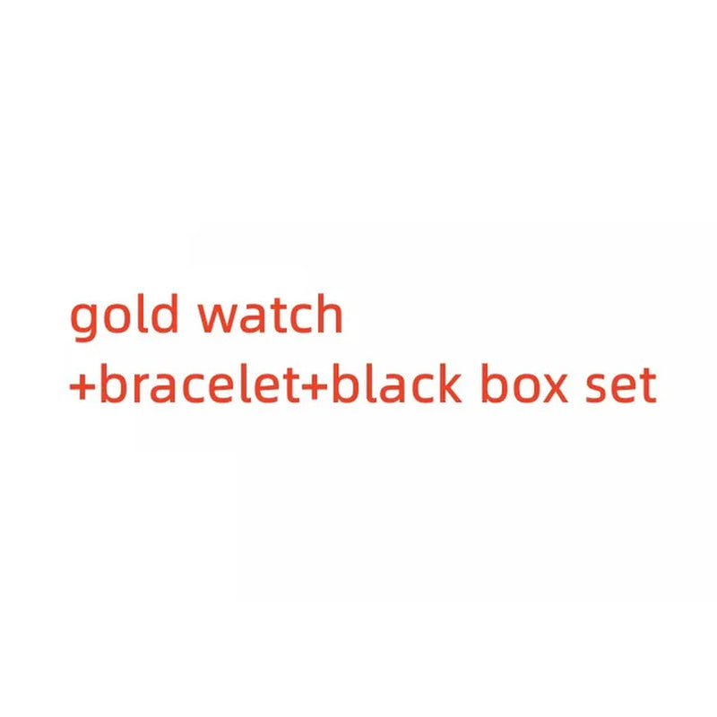 2Pcs Set Luxury Women Shiny Bracelet Watches  